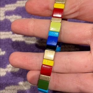 Rainbow beaded bracelet